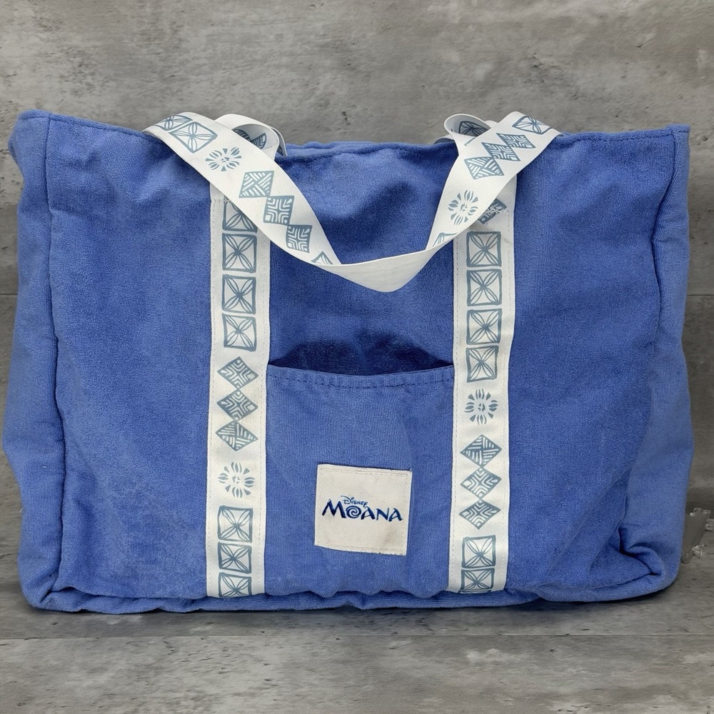 Disney Moana Beach Bag Official Blue Towel Material - Limited Promotional Item